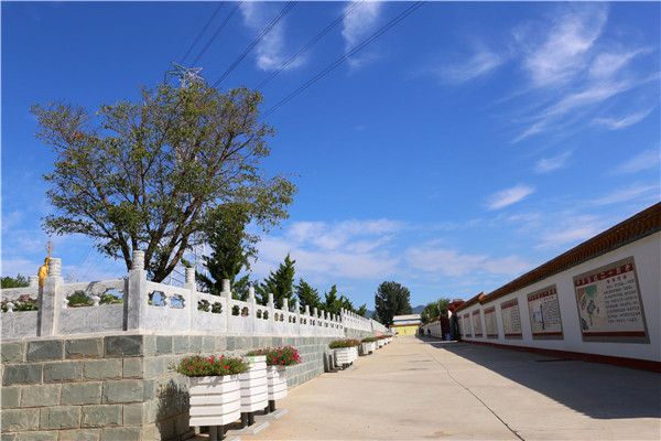 九里山公墓二区道路景观