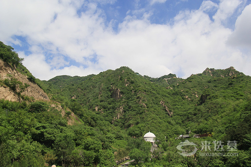 陵园周边山势